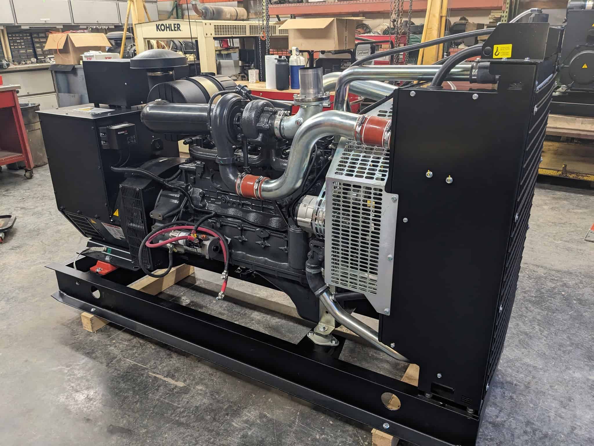 A new custom-built JK Power industrial generator.