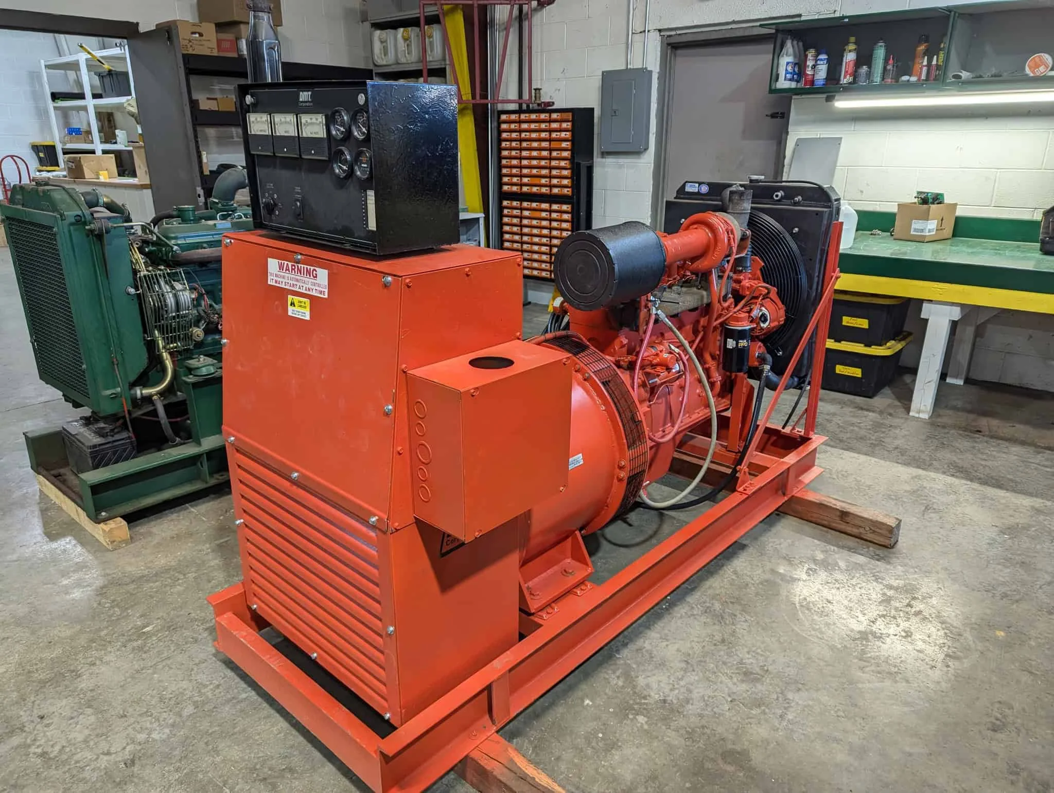 Refurbished commercial and agricultural generator at JK Energy Group.